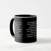 Mug 1 Corinthiens 13:2 KJV Bible Verse Deux Tons (Devant gauche)