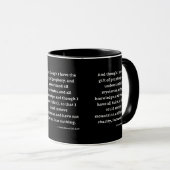 Mug 1 Corinthiens 13:2 KJV Bible Verse Deux Tons (Devant droit)