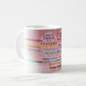 Mug 1 Corinthiens 13 - Amour (Devant gauche)