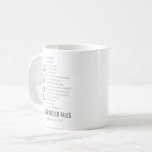 Mug 1 Corinthiens 13 L'amour est la Bible Verse (Devant gauche)