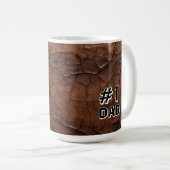 Mug #1 Dad Leather-look (Devant droit)