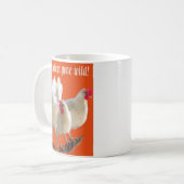 Mug #1 fou par poulets (Devant gauche)