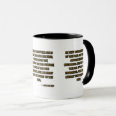 Mug 1 Jean 3:8 KJV Bible Écriture Deux Tons (Devant droit)