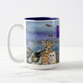 Mug (#1): Joanna Flying Over Animals (Gauche)