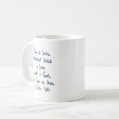 Mug 1 John 4:16 (Devant gauche)