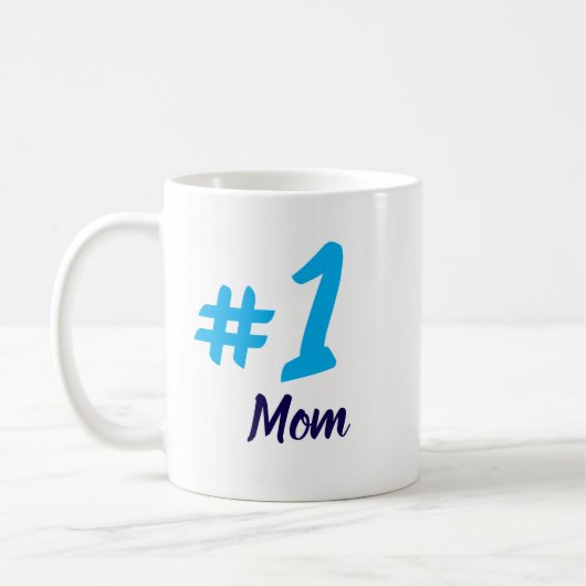 Mug #1 Maman bleu clair (Gauche)