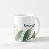 Mug #1 Mom Mothers Day Mug.  Elegant Spring Floral (Devant droit)