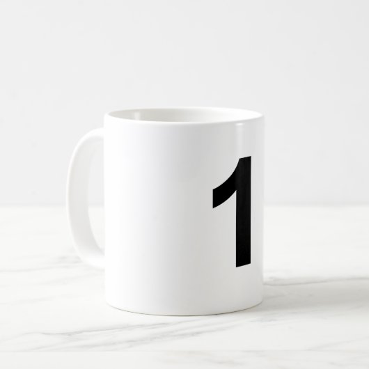 Mug 1 numéro un (Devant gauche)