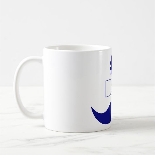 Mug #1 Papa Blue Mustache (Gauche)