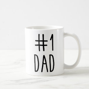 Mug #1 Papa Café Mug, Numéro Un Papa, Fête des pèr