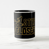 Mug 1 Pas de Plus – Citation Motivante (Centre)