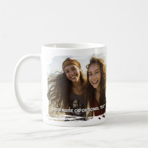 Mug 1 Photo et Texte Complets - Coup de Pinceau Horizo
