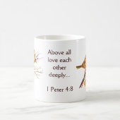 Mug 1 Pierre 4:8 Aimez-Vous L'Un L'Autre Écriture Prof (Centre)