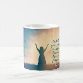 Mug 1 Pierre 5:7 Posez tous vos soins sur Lui, Écritur (Centre)