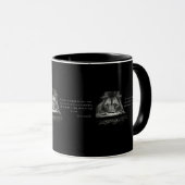 Mug 1 Pierre 5:8 KJV Bible Verse Deux Tons (Devant droit)
