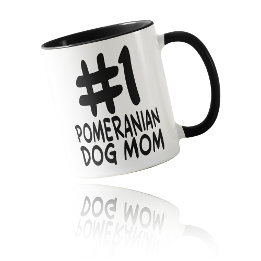 Mug #1 Pomeranian Dog Mom - World's Best Fur Mom