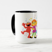 Mug 1, rue Sésame | Julia, Elmo et Abby dansent (Devant gauche)