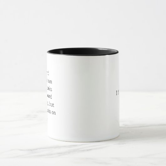 Mug 1 Samuel 16:7 - Cadeau de l'Écriture Puissant (Centre)