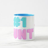 Mug #1 Tante Autocollant (Centre)