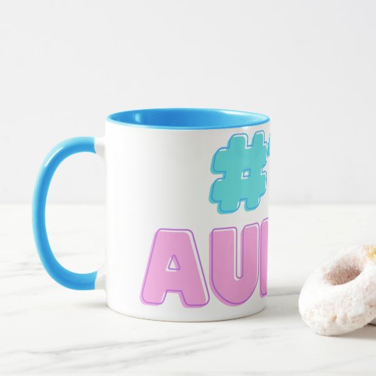 Mug #1 Tante Autocollant (Avec donut)