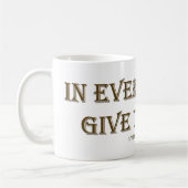 Mug 1 Thessaloniciens 5:18 (Gauche)