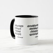 Mug 1 Thessaloniciens 5:21-22 KJV Bible biton (Devant gauche)