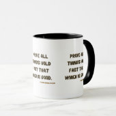 Mug 1 Thessaloniciens 5:21 KJV Bible Verse Deux Tons (Devant droit)