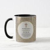 Mug 1er anniversaire d'ordination coton - TOUTE CLERGI (Gauche)