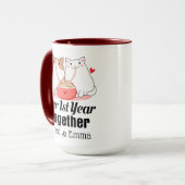 Mug 1er anniversaire Premier jour de Valentines (Devant gauche)