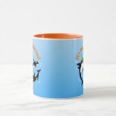 Mug 1er anniversaire sous la mer orca baleine fille (Centre)