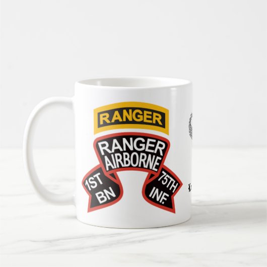 Mug 1er bataillon des Rangers, défilement à l'ancienne (Gauche)