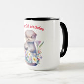 Mug 1er chien spécial anniversaire (Devant droit)
