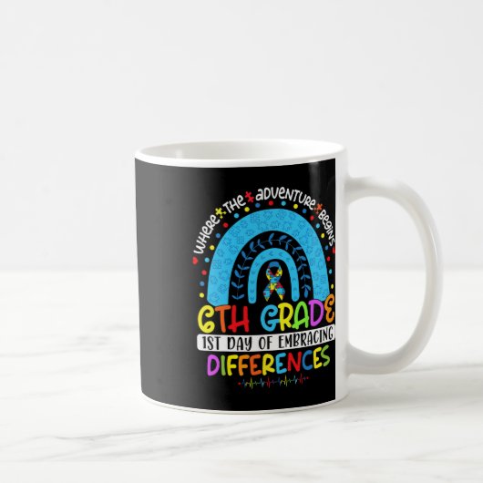 Mug 1er jour d'acceptation des différences 6 e année d (Droite)