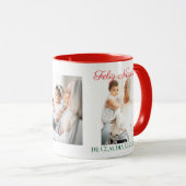 Mug 1er Noël espagnol avec grand-mère Custom 3 Photo (Devant droit)