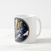 Mug 1er vol avion (Devant droit)