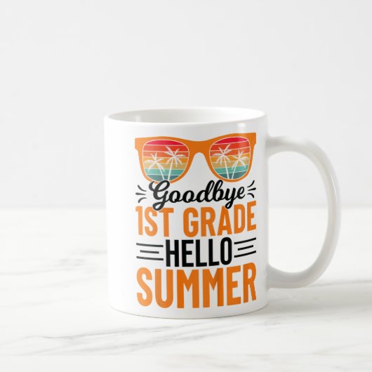Mug 1ère année Bonjour été 3 (Droite)