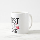 Mug 1ère année Flamant rose rose escouade Enseignant W (Devant droit)