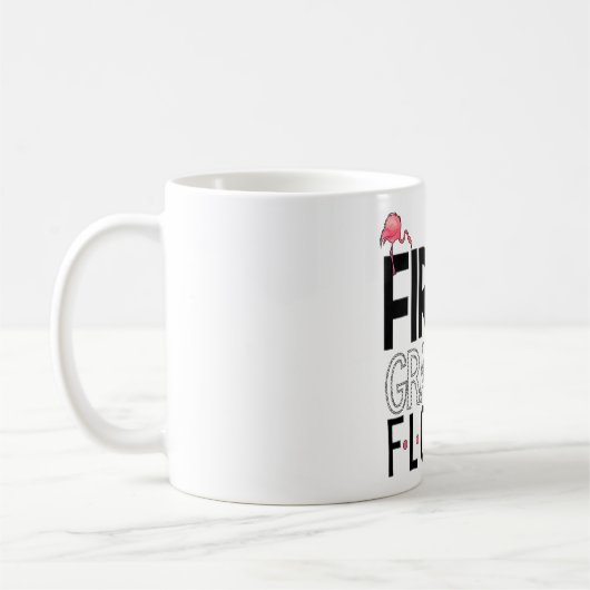 Mug 1ère année Flamant rose rose escouade Enseignant W (Gauche)