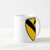 Mug 1ère division de cavalerie Patch États-Unis (Devant droit)