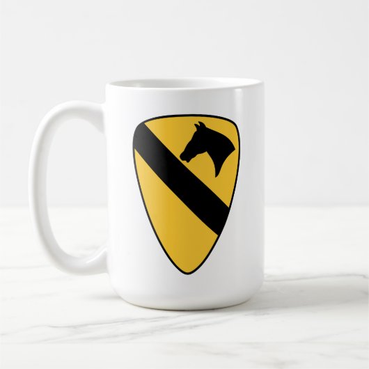 Mug 1ère division de cavalerie Patch Patriotic (Gauche)