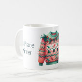 Mug 1ère place Gagnante Laid Sweater Concours Pink Gre (Devant gauche)