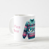Mug 1ère place gagnante Ugly Sweater Concours rose Tur (Devant gauche)