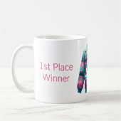 Mug 1ère place gagnante Ugly Sweater Concours rose Tur (Gauche)