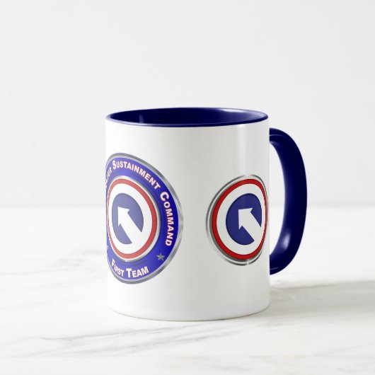 Mug 1re commande de développement du théâtre (Devant droit)