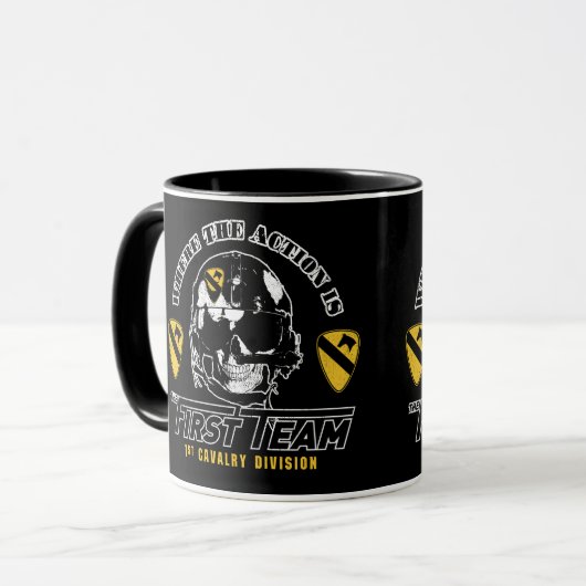 Mug 1re division de cavalerie (Devant gauche)