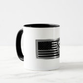 Mug 1re division de cavalerie Drapeau Customisé (Devant gauche)