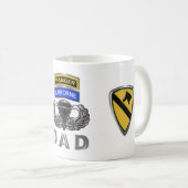Mug 1re division de cavalerie Ranger Airborne Papa (Devant droit)