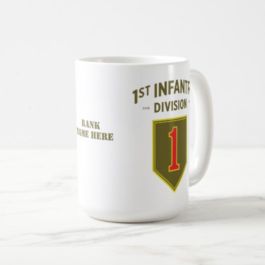 Mug 1re insigne de division d'infanterie (Devant droit)
