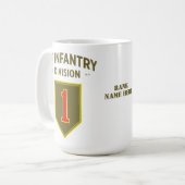 Mug 1re insigne de division d'infanterie (Devant gauche)