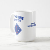 Mug 1re insigne de division maritime (personnalisable) (Devant gauche)